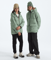 Boys’ & Girls’ North Down Fleece-Lined Short Parka - Slate Moss