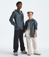 Boys’ & Girls’ Zipline Rain Jacket - Granite Grey