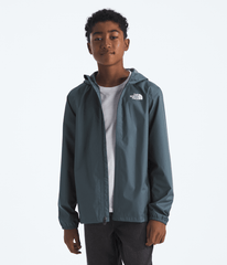 Boys’ & Girls’ Zipline Rain Jacket - Granite Grey