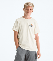 Boys’ & Girls’ Evolution Flora Short-Sleeve Tee—Graphic - White Dune