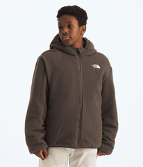 Boys’ Reversible Shasta Full-Zip Hooded Jacket - Mushroom Grey/Smokey Brown
