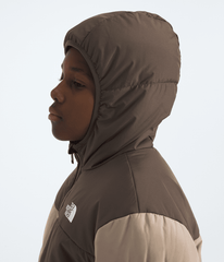 Boys’ Reversible Shasta Full-Zip Hooded Jacket - Mushroom Grey/Smokey Brown