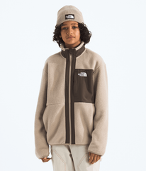 Boys’ Yumiori Full-Zip Jacket - Mushroom Grey/Smokey Brown