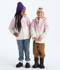 Kids’ Warm Antora Rain Jacket - Pale Blossom/White Dune