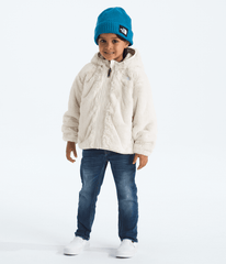 Girls’ Reversible Shasta Full-Zip Hooded Jacket - White Dune