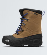Youth Alpenglow V Waterproof Boots - Utility Brown/TNF Blue