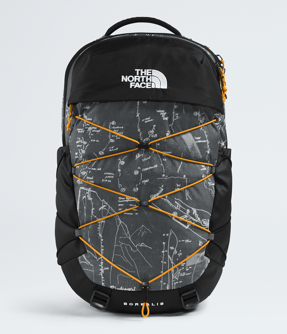 Borealis Backpack - Anthracite Grey Conrad Topos Print-Summit Gold