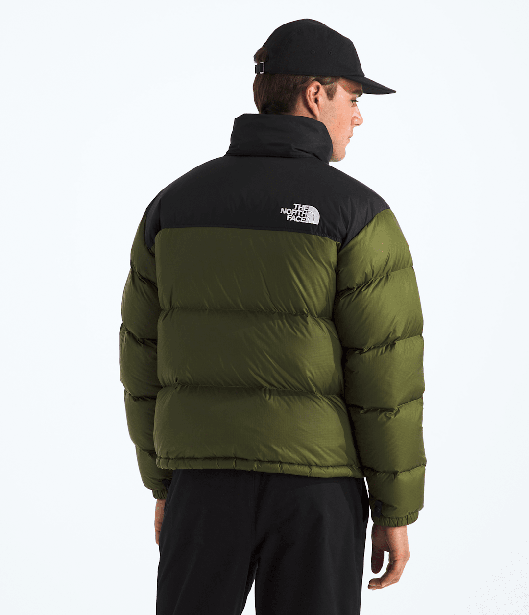 Men’s 1996 Retro Nuptse Jacket - Woodland Green-Tnf Black