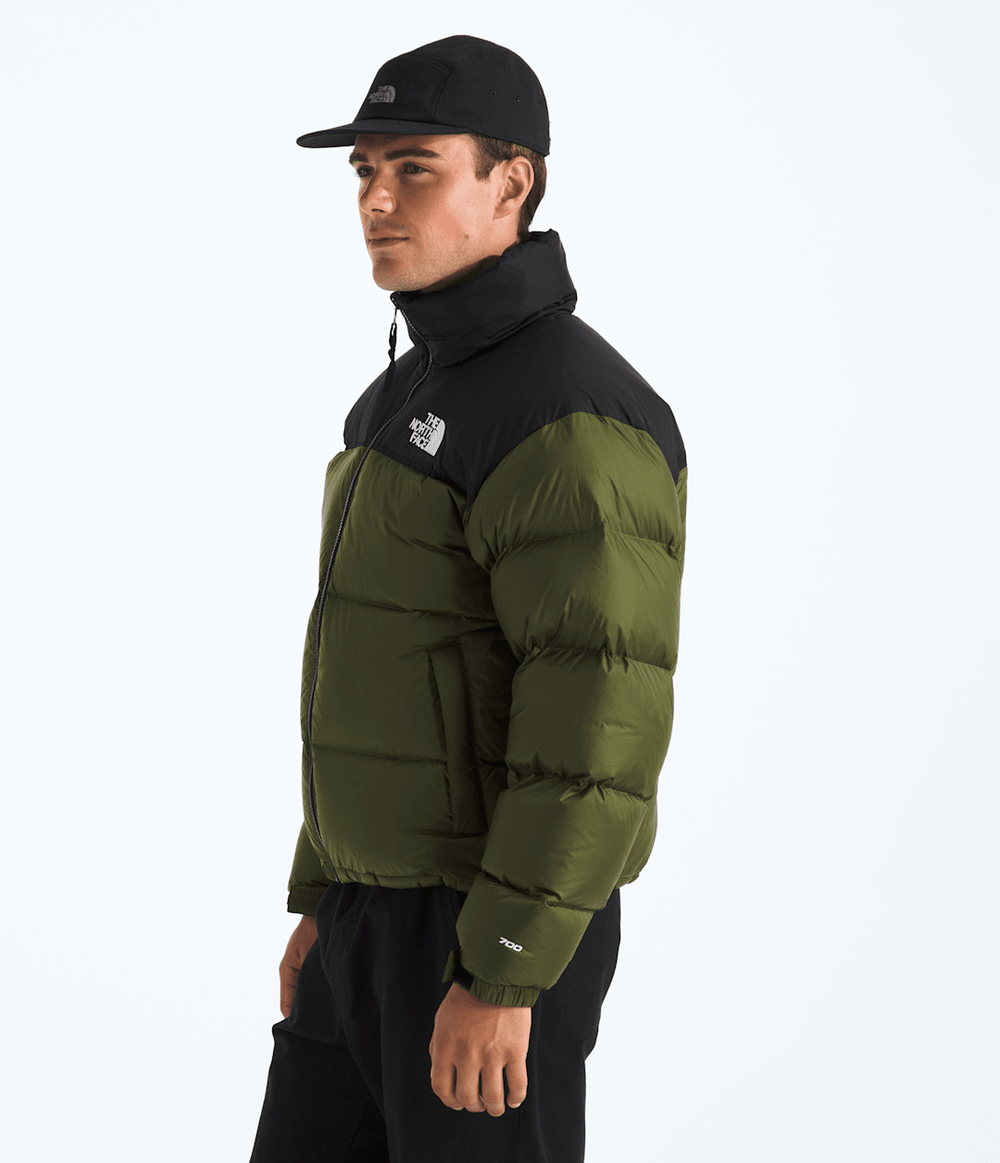Men’s 1996 Retro Nuptse Jacket - Woodland Green-Tnf Black
