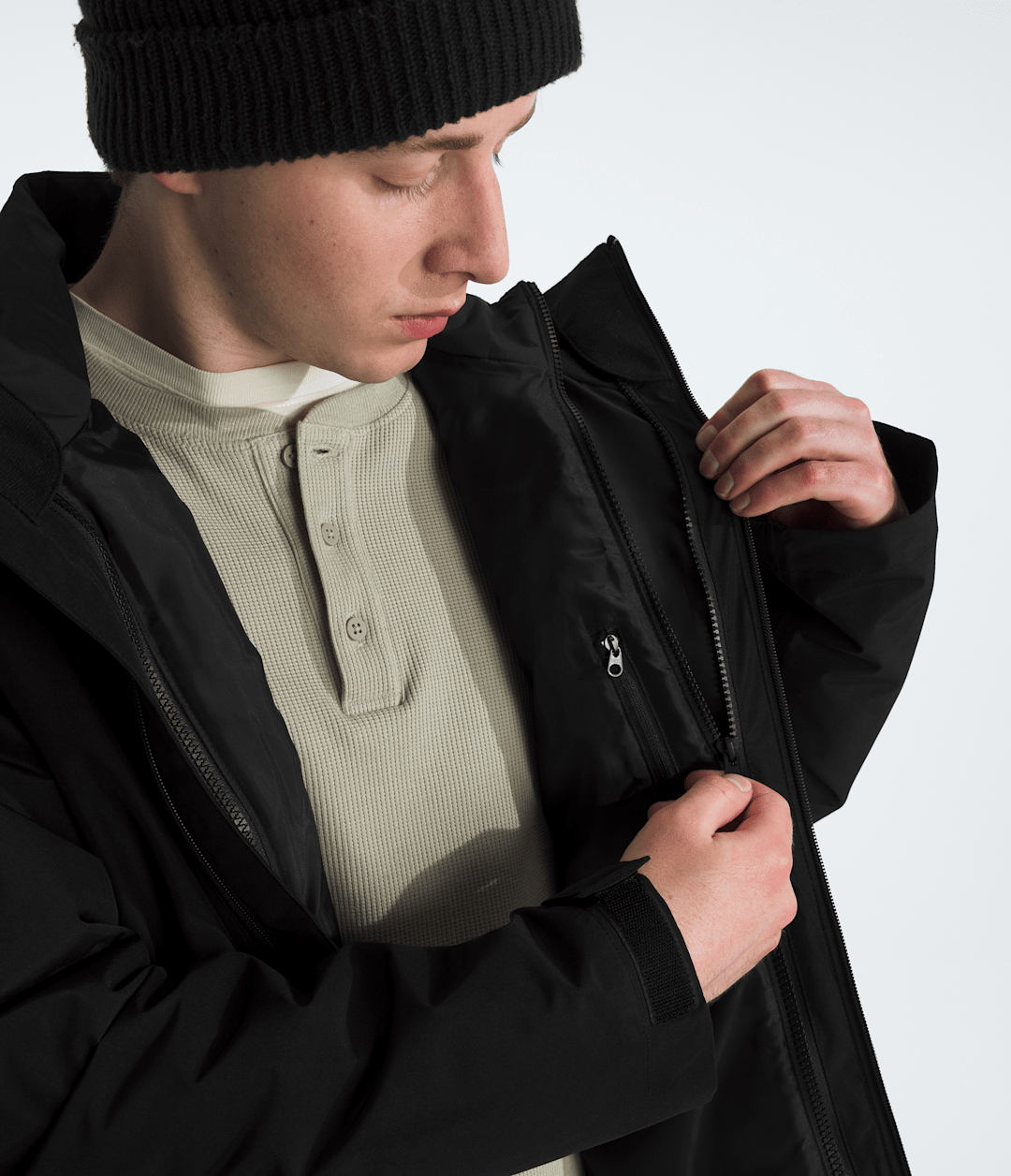 Men’s Carto Mono Triclimate™ Hooded Jacket - TNF Black