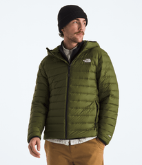 Men’s Classic Down Hooded Jacket - Woodland Green