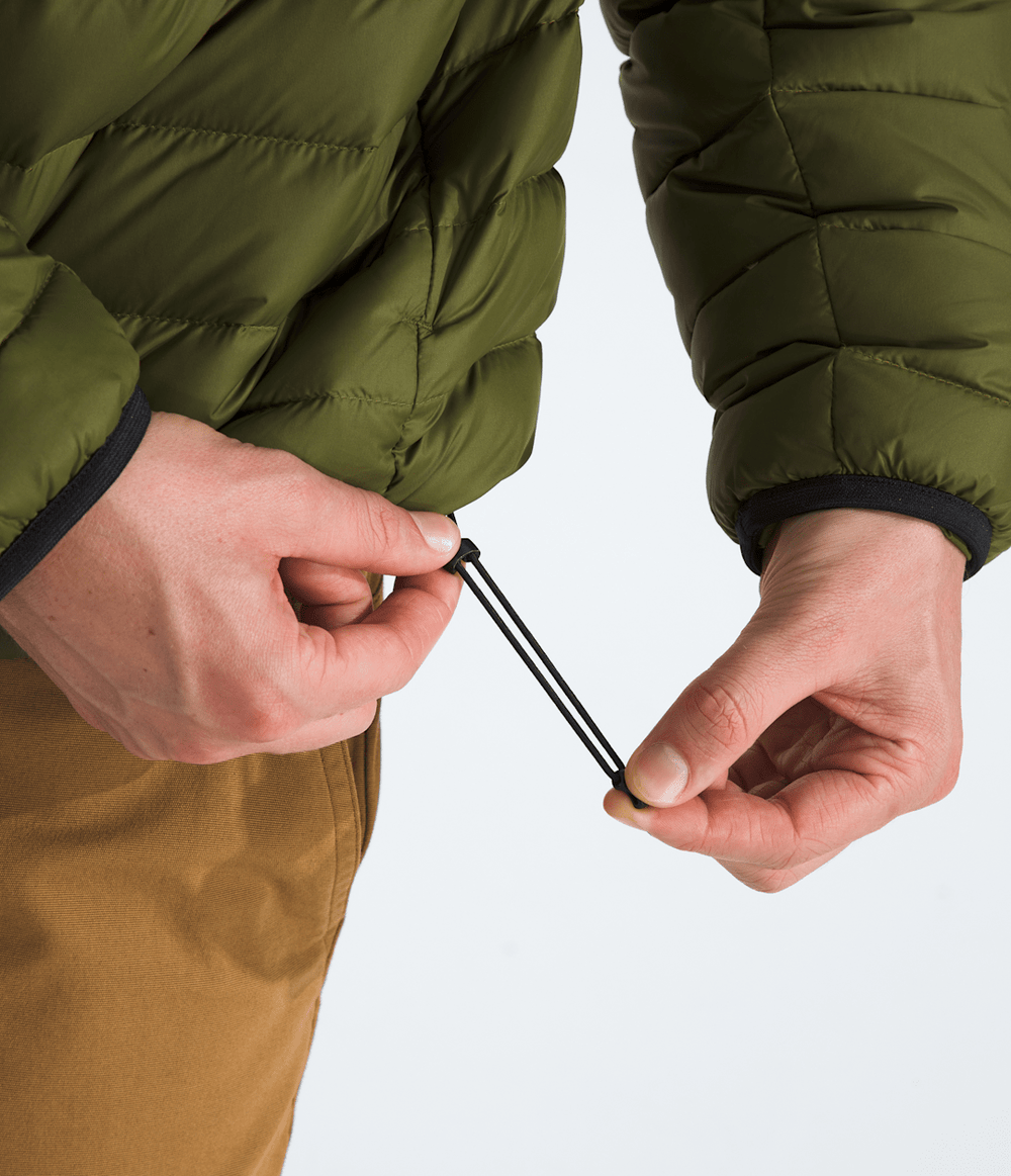 Men’s Classic Down Hooded Jacket - Woodland Green