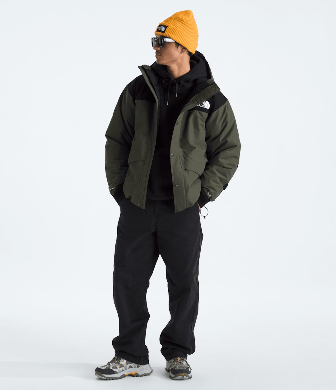 Men’s Mountain Down Jacket - New Taupe Green/TNF Black