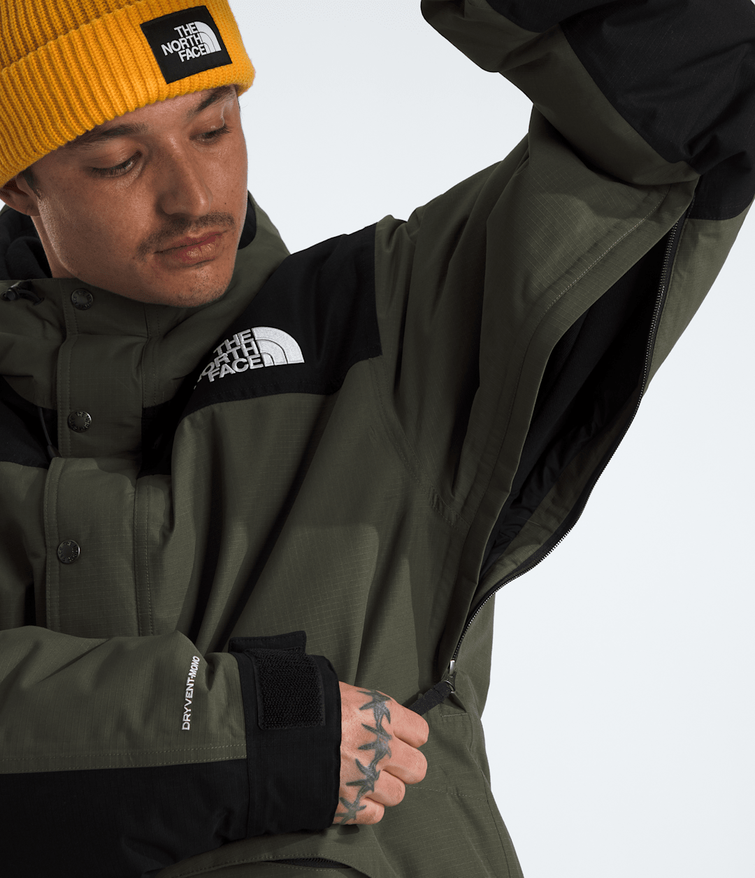 Men’s Mountain Down Jacket - New Taupe Green/TNF Black