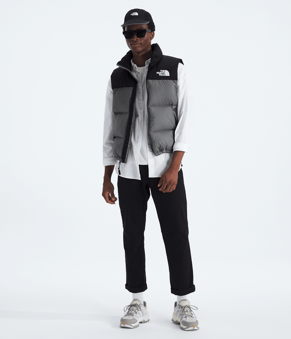 Men’s 1996 Retro Nuptse Vest - Smoked Pearl/TNF Black