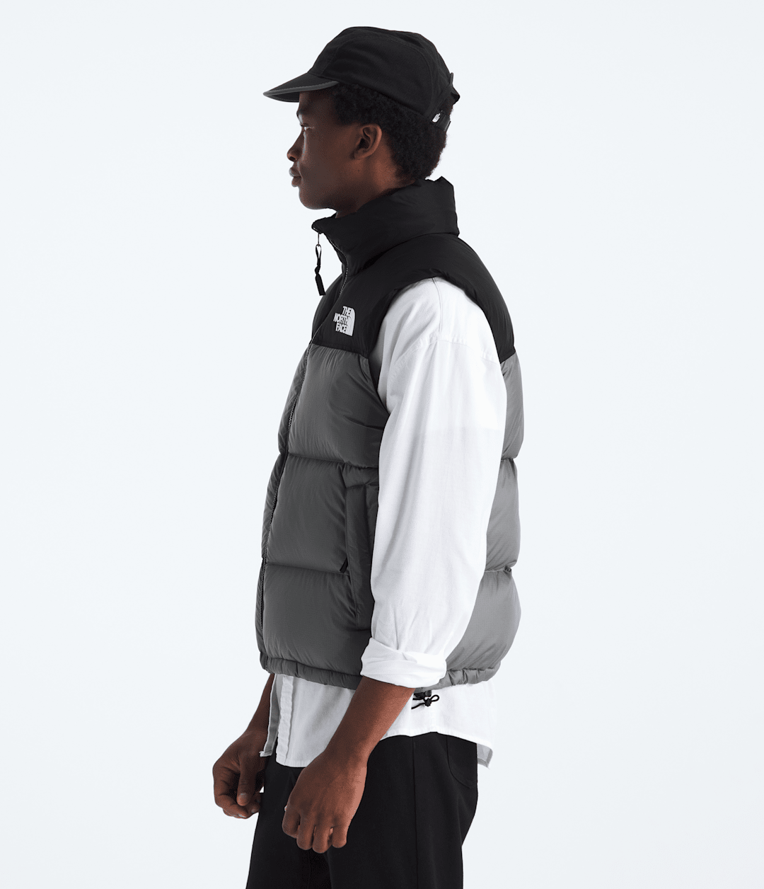 Men’s 1996 Retro Nuptse Vest - Smoked Pearl/TNF Black
