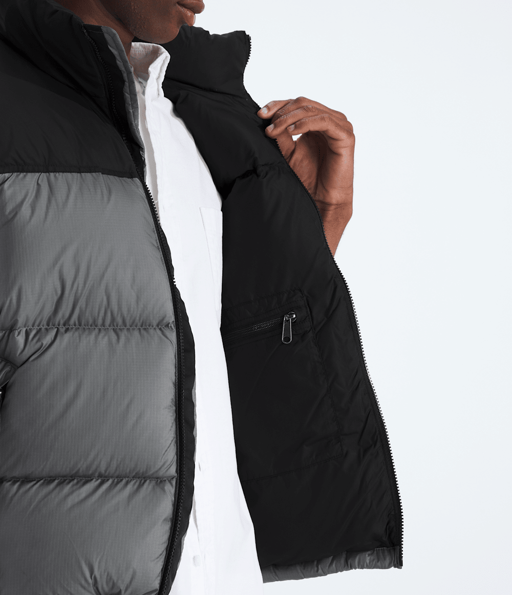 Men’s 1996 Retro Nuptse Vest - Smoked Pearl/TNF Black