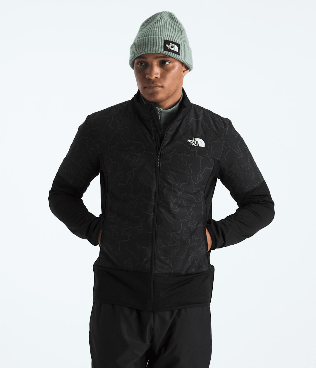 Men’s Winter Warm Pro Jacket—Print - TNF Black Essentialism Print