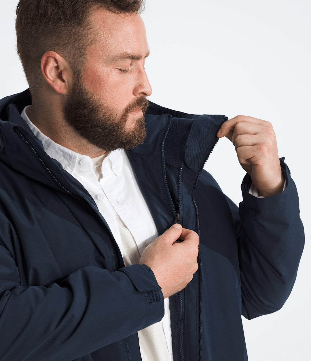 Men’s Big Carto Mono Triclimate® Hooded Jacket - Summit Navy