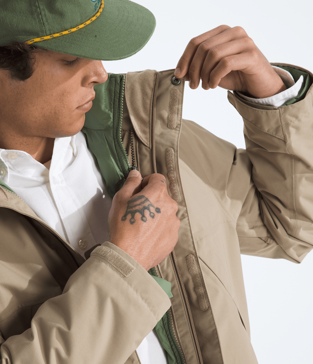 Men’s Lone Peak Triclimate® 2 Jacket - Mushroom Grey/Bark Mist