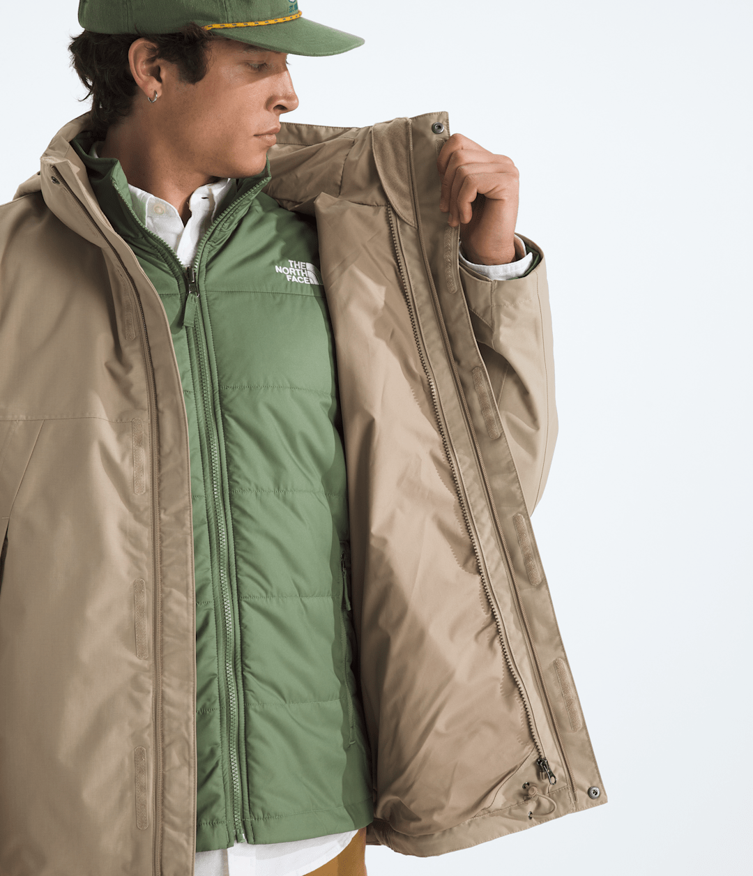 Men’s Lone Peak Triclimate® 2 Jacket - Mushroom Grey/Bark Mist