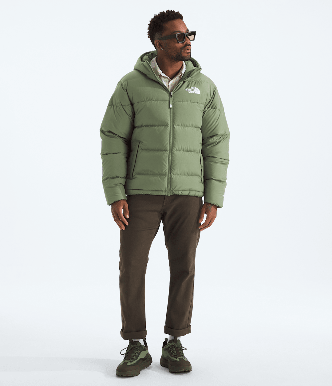 Men’s Frost Fall Hooded Jacket - Bark Mist