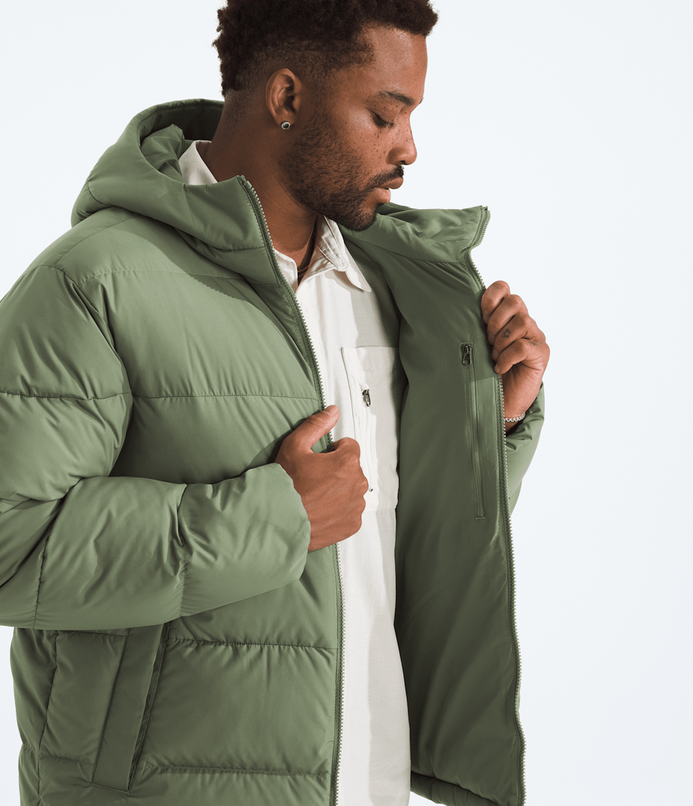 Men’s Frost Fall Hooded Jacket - Bark Mist