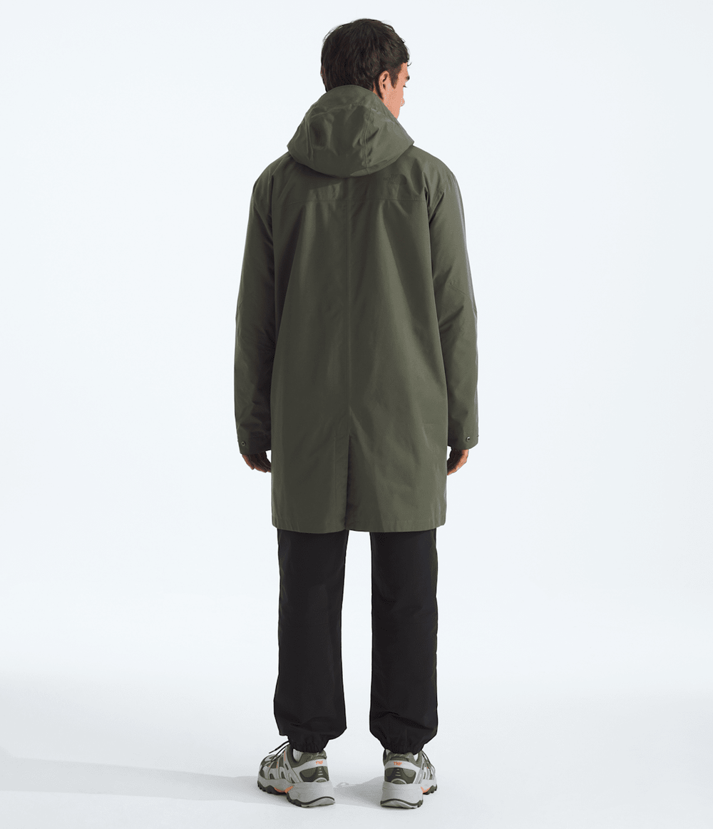 Men's Nukabira Rain Shell Parka - New Taupe Green