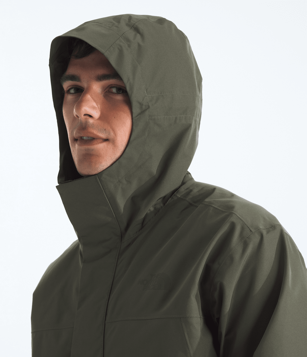 Men's Nukabira Rain Shell Parka - New Taupe Green