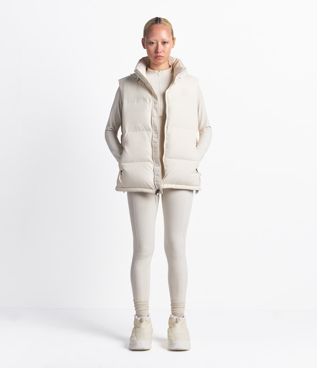 The North Face X SKIMS 1996 Nuptse Vest - Sk Bone