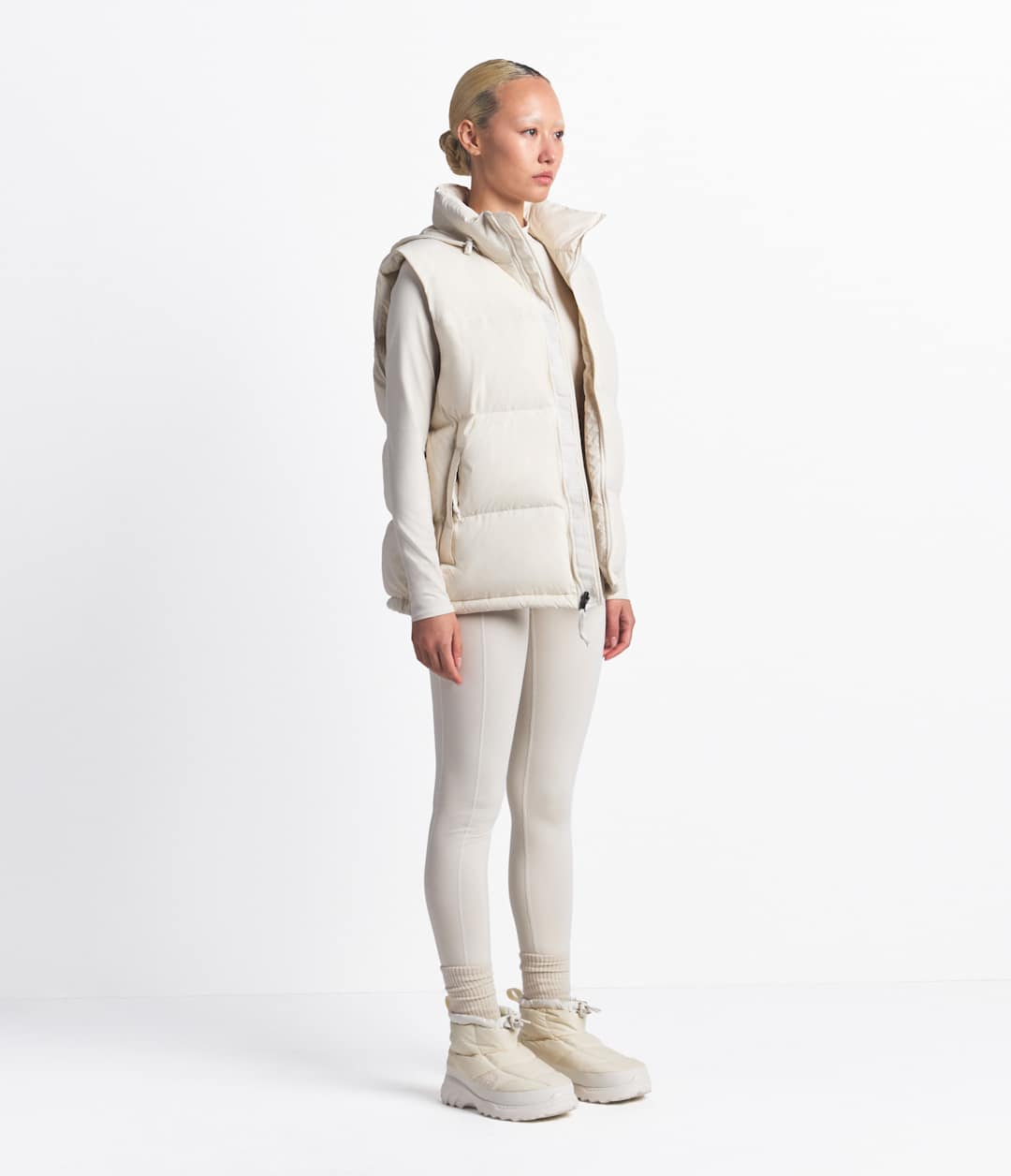 The North Face X SKIMS 1996 Nuptse Vest - Sk Bone