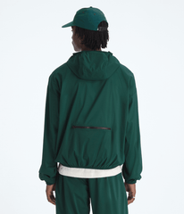 Men’s TNF™ Red Box Packable Hooded Wind Jacket - Hunter Green