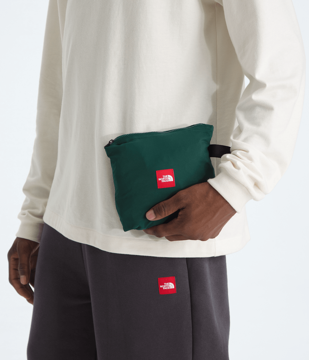 Men’s TNF™ Red Box Packable Wind Pants - Hunter Green
