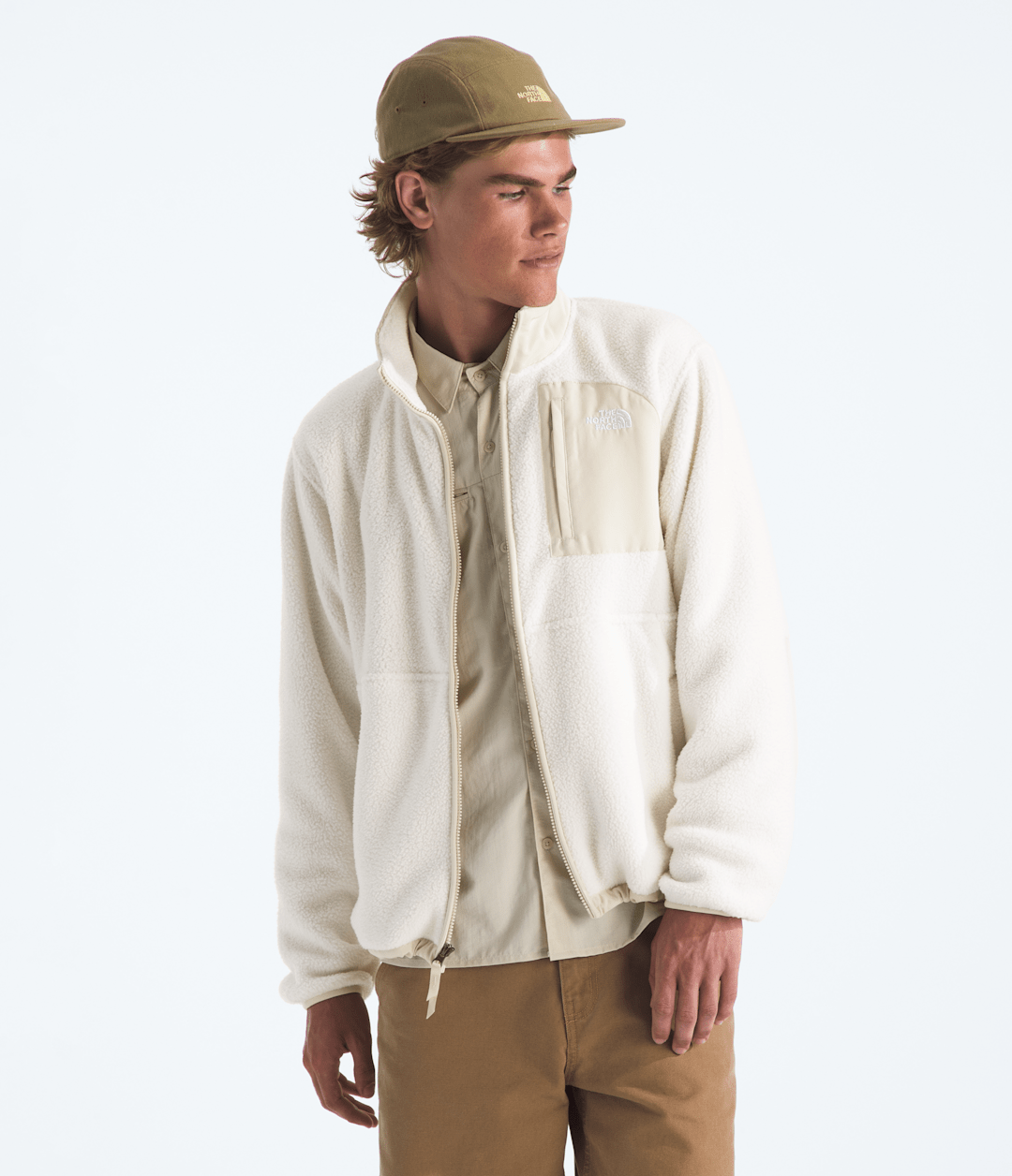 Men’s Yumiori Off Peak Full-Zip Jacket - White Dune/Desert Stone