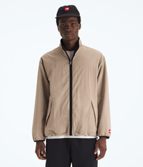 Men’s TNF™ Red Box Reversible Fleece Jacket - Mushroom Grey/TNF Black