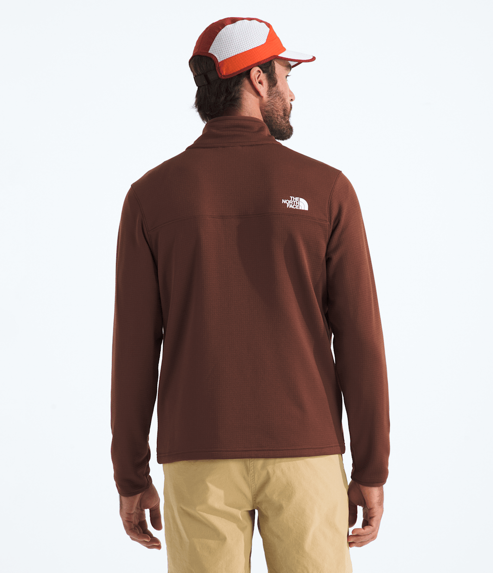 Men’s Cedar Trail Grid Fleece Full-Zip Jacket - Ember Soil