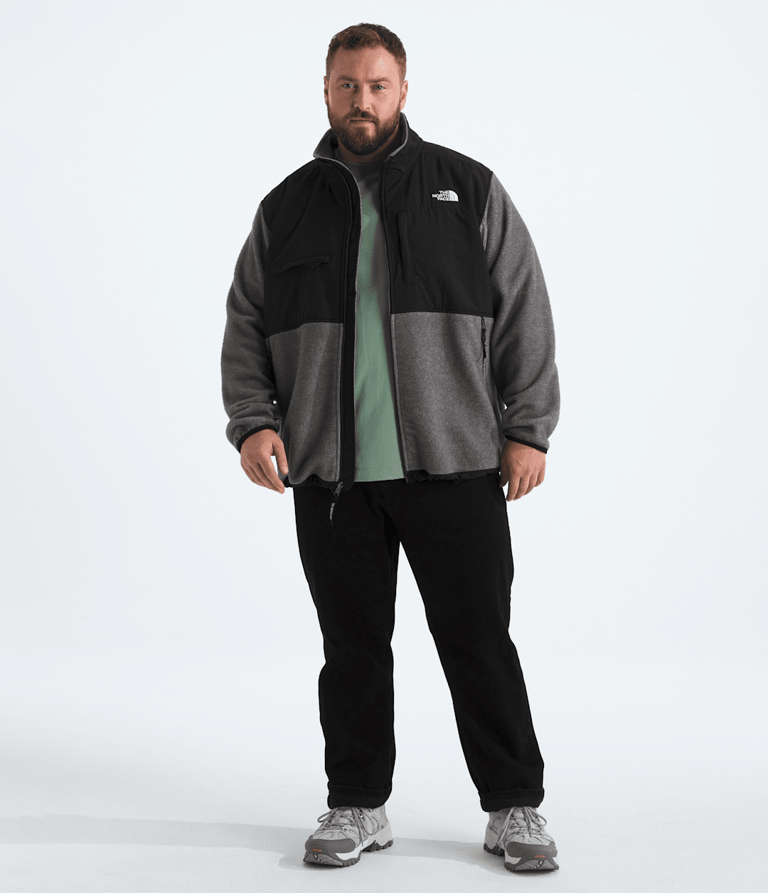 Men’s Big Retro Denali Jacket - TNF Mid Grey Heather/TNF Black