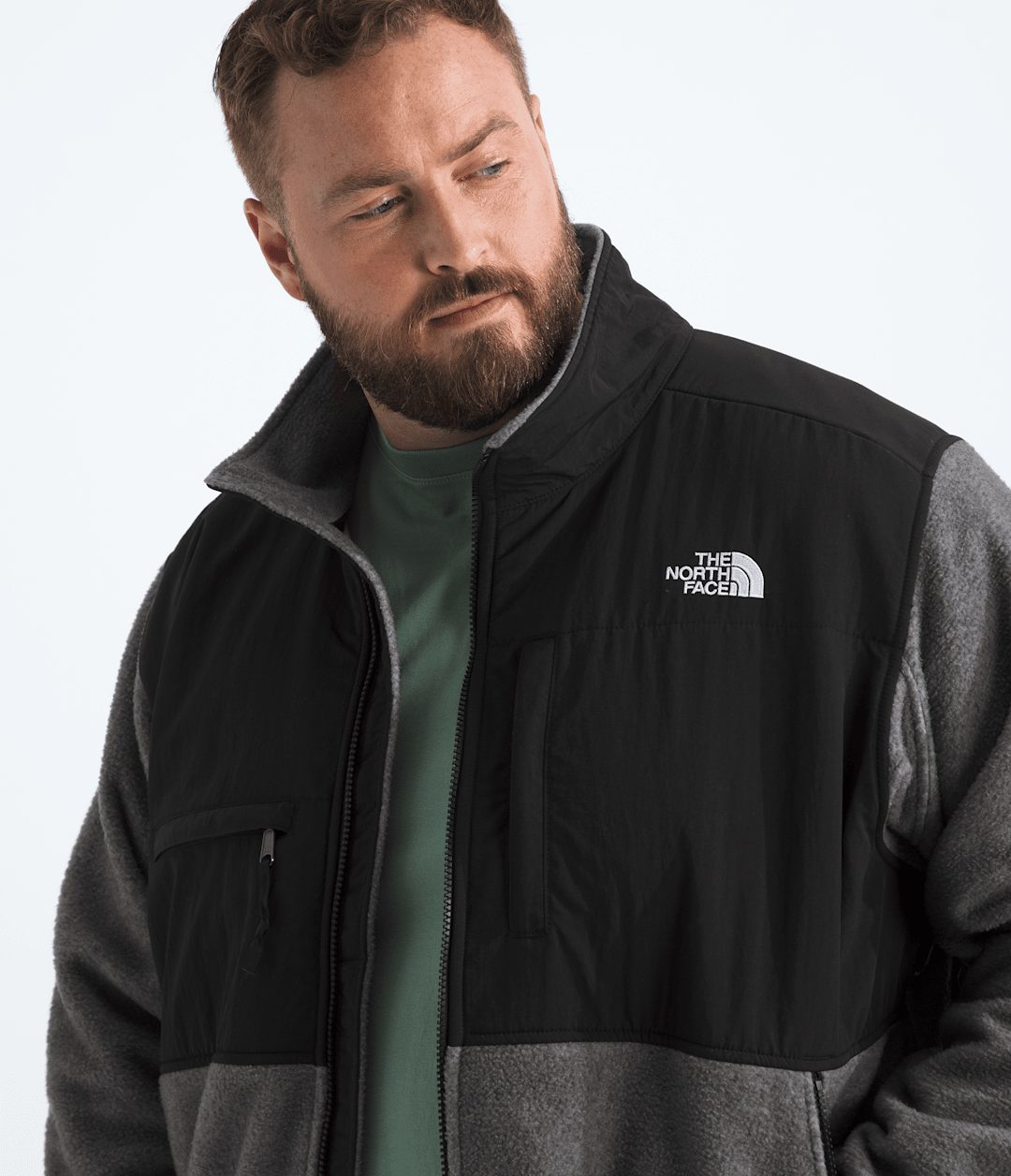 Men’s Big Retro Denali Jacket - TNF Mid Grey Heather/TNF Black