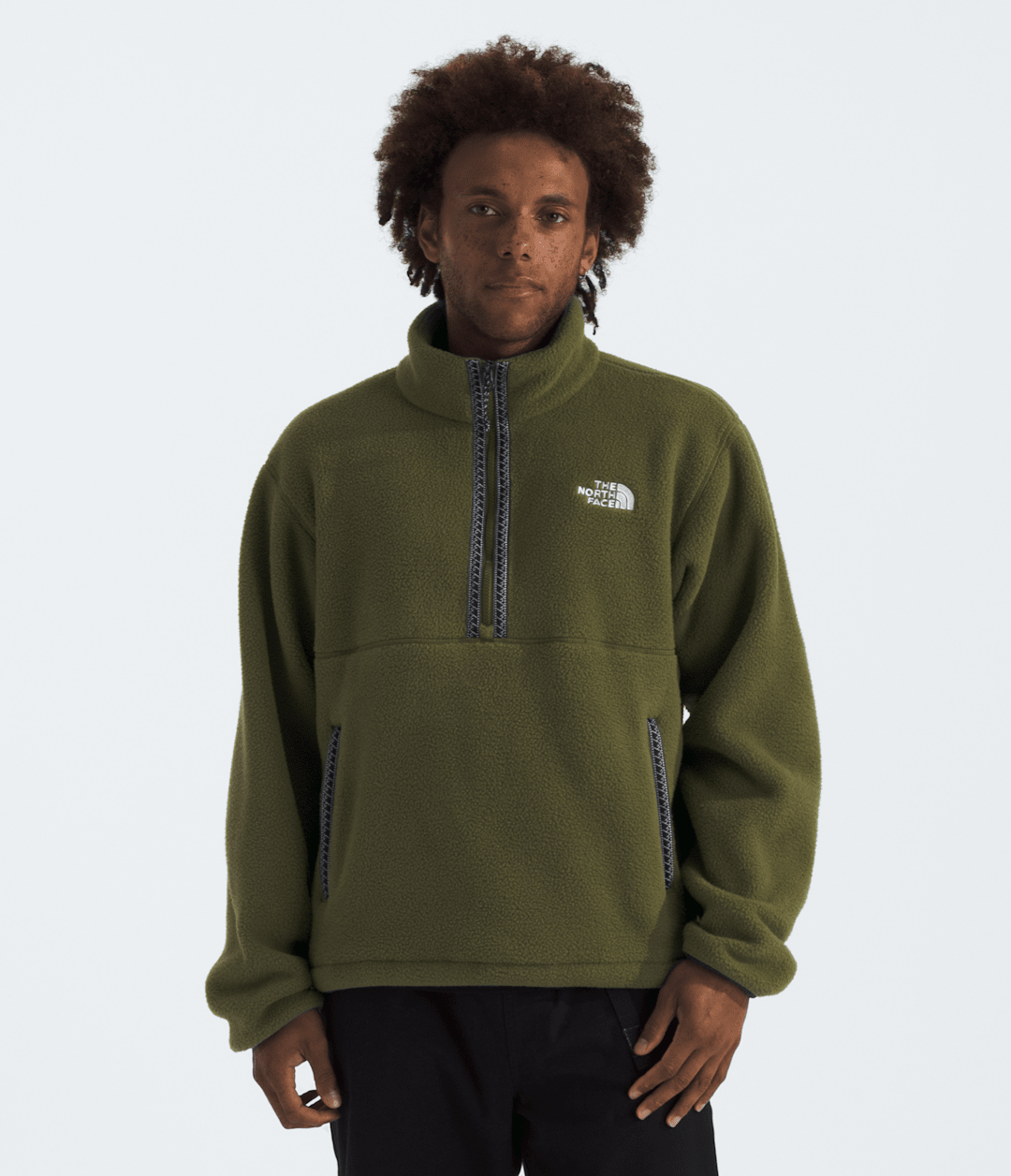 Men’s TNF™ Fleeski ¼-Zip Pullover - Woodland Green