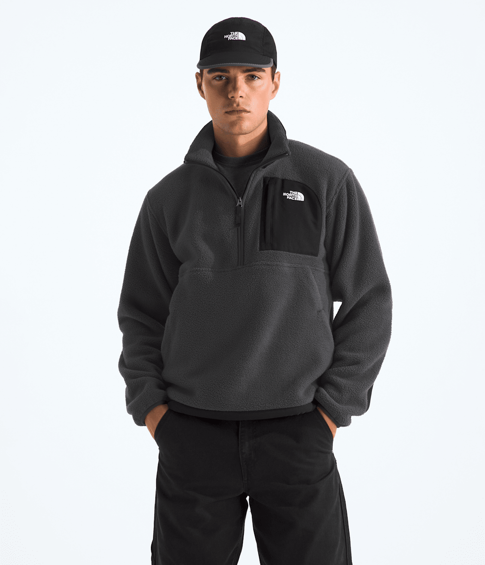 Men’s Yumiori Off Peak ½-Zip Jacket - Asphalt Grey/TNF Black