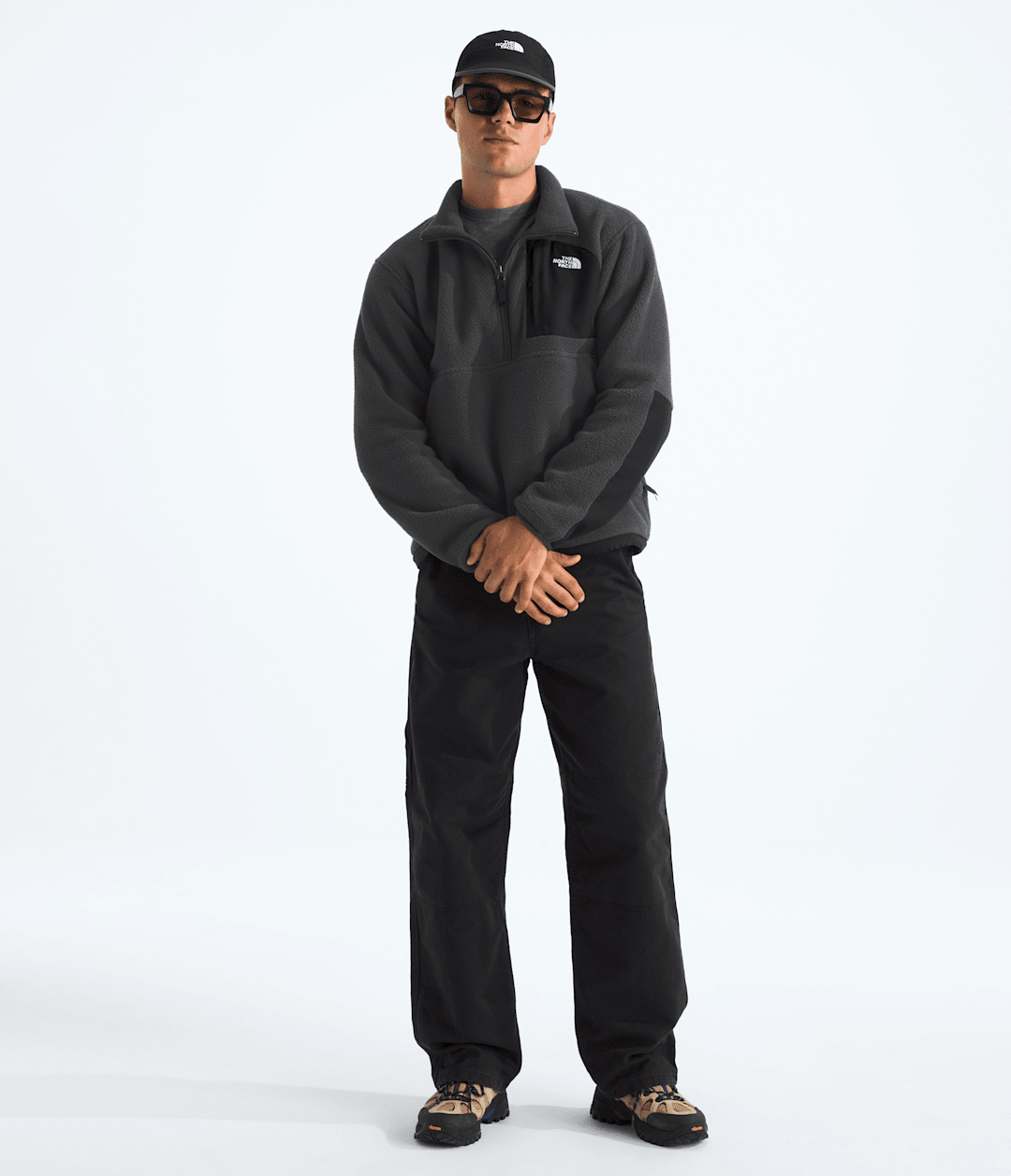 Men’s Yumiori Off Peak ½-Zip Jacket - Asphalt Grey/TNF Black