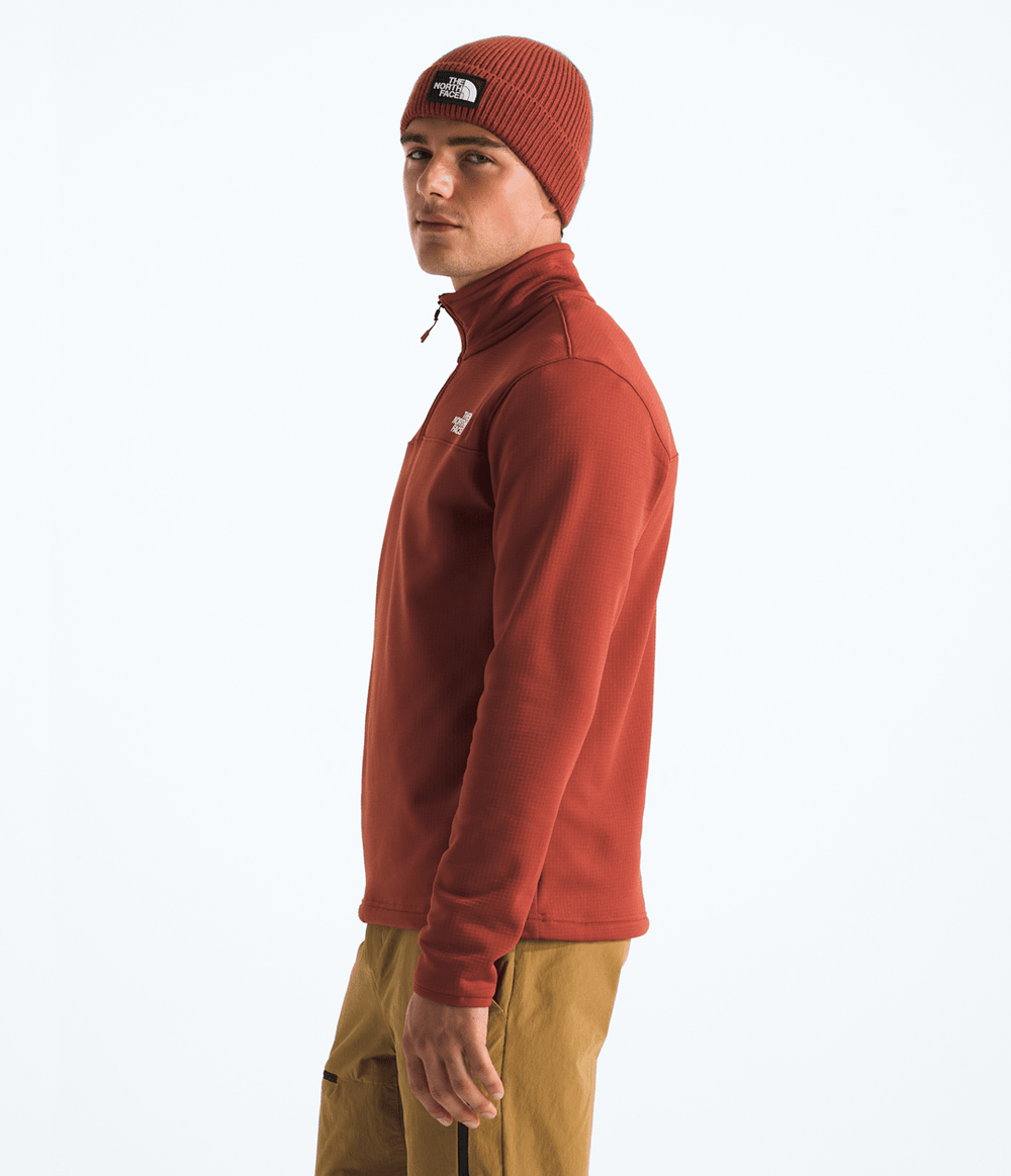 Men’s Cedar Trail Grid Fleece ¼-Zip - Iron Clay