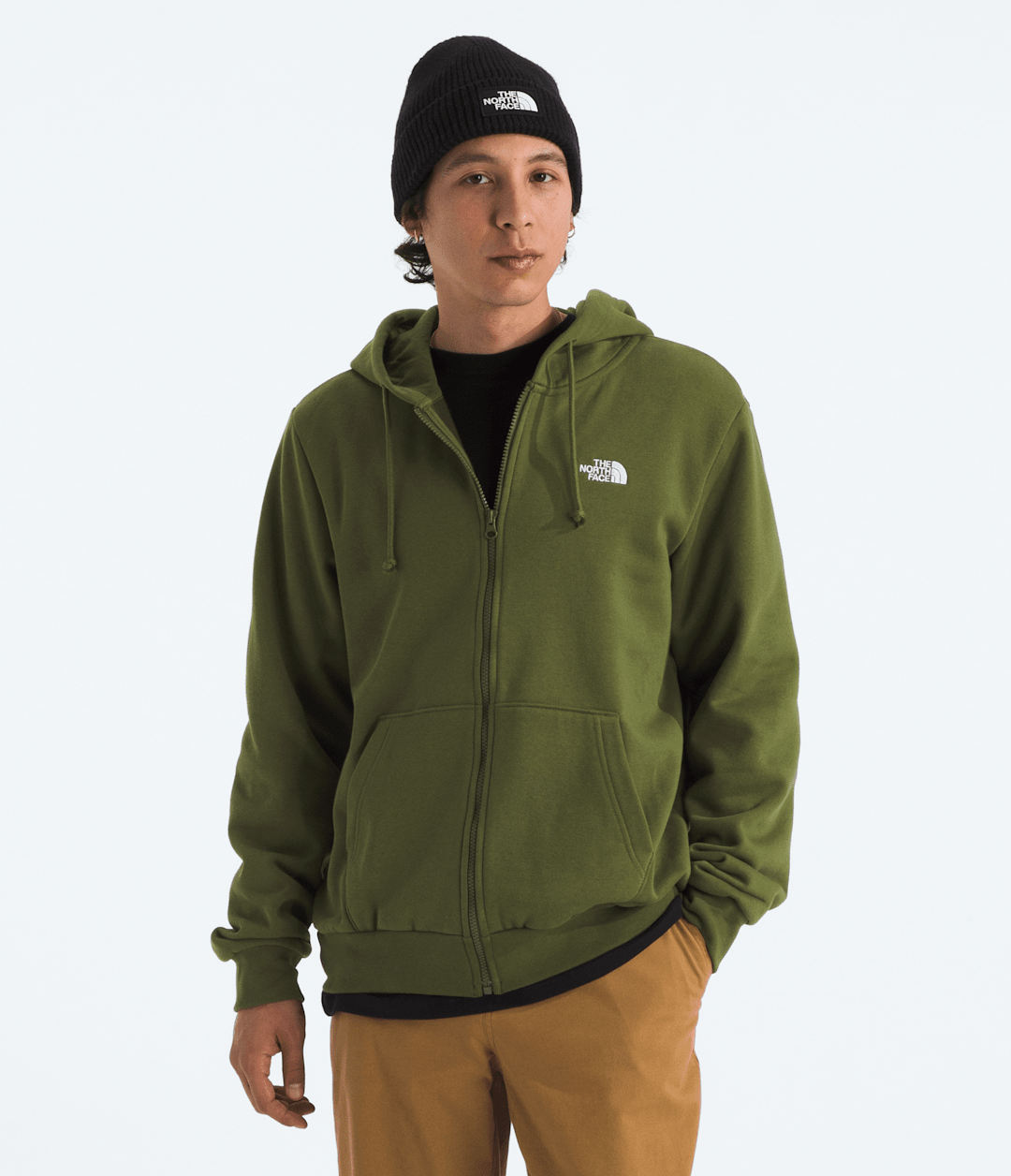 Men’s Evolution Simple Dome Full-Zip Hoodie - Woodland Green