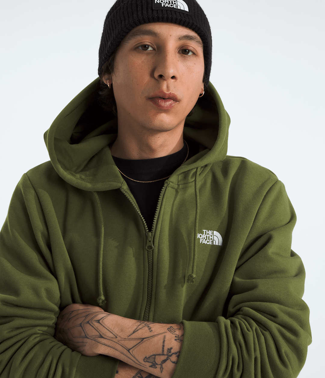 Men’s Evolution Simple Dome Full-Zip Hoodie - Woodland Green