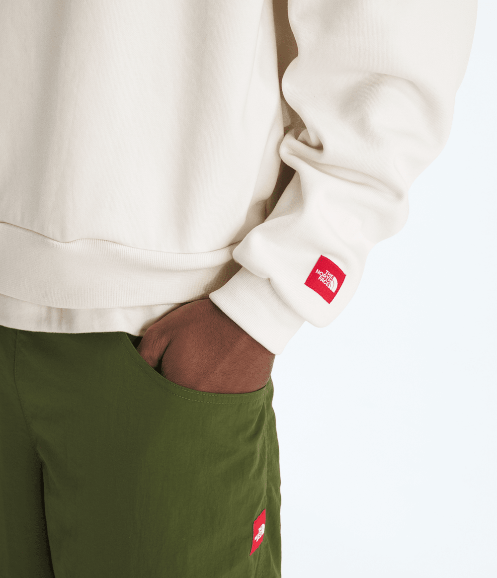 Men’s TNF™ Red Box Hoodie - White Dune