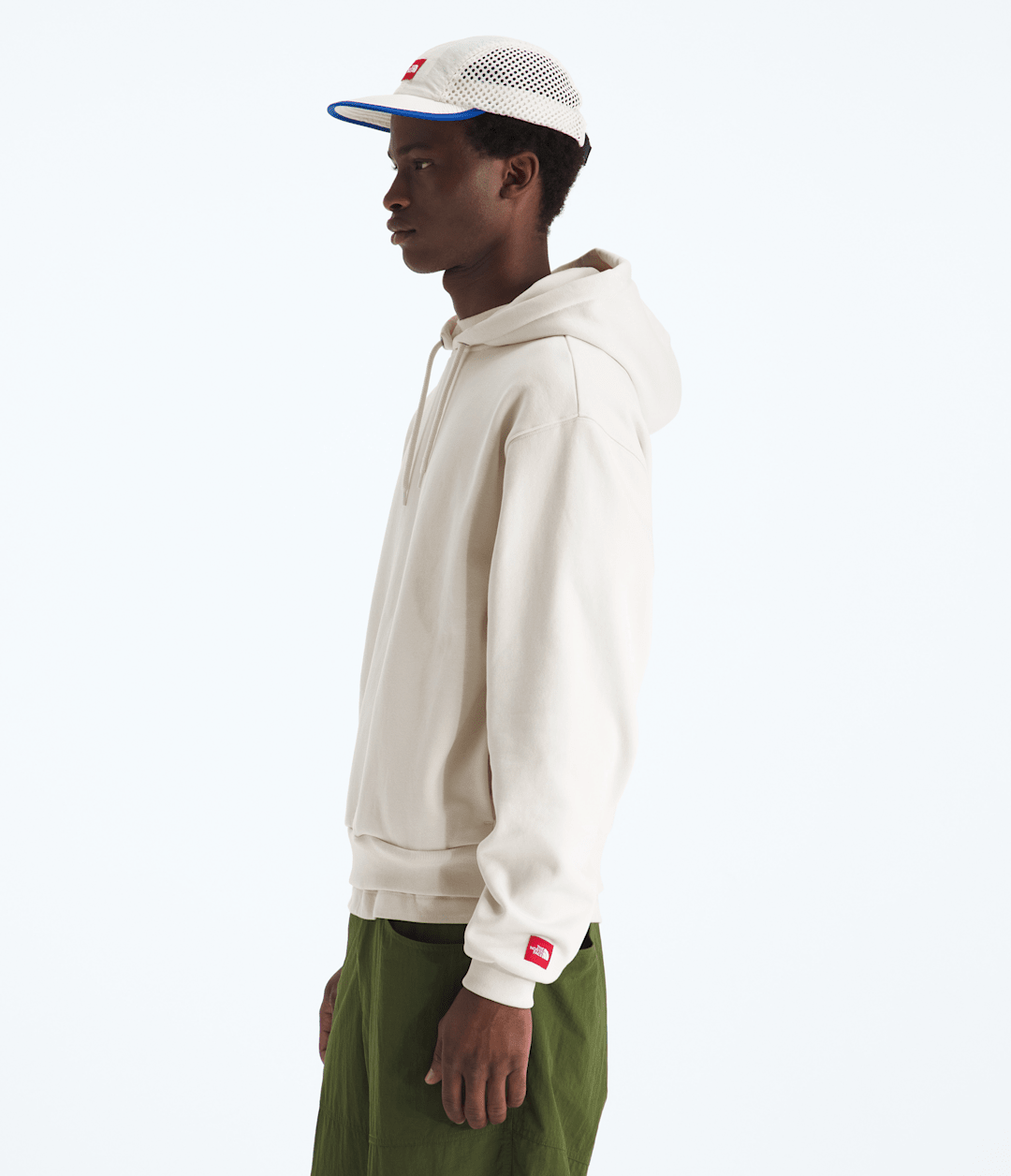 Men’s TNF™ Red Box Hoodie - White Dune