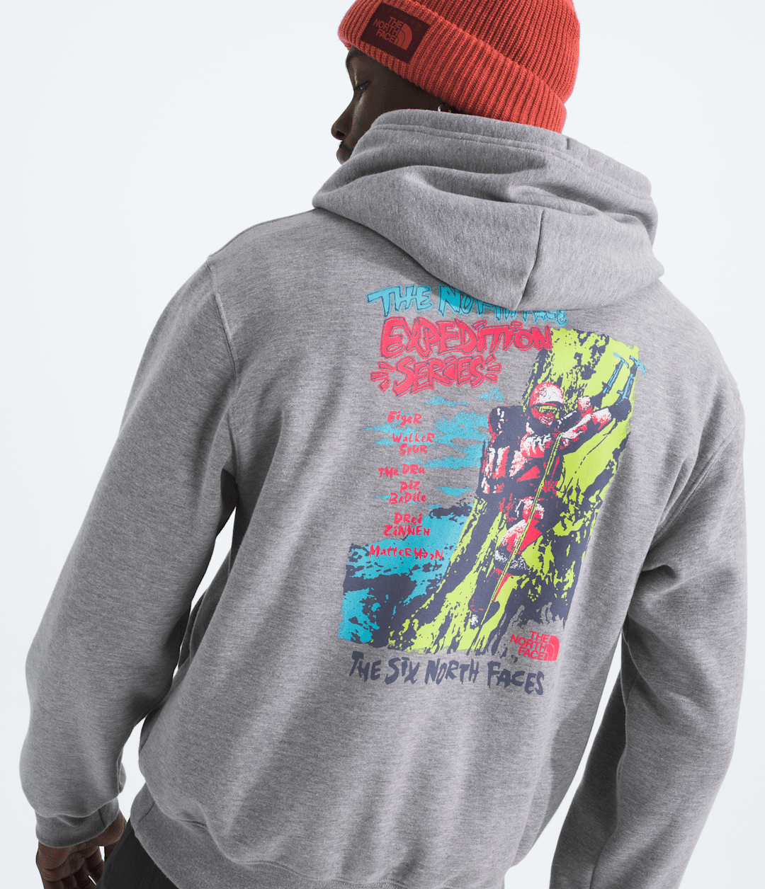 Men’s TNF™ Essential Expedition Series Hoodie—Graphic - TNF Pale Grey Heather