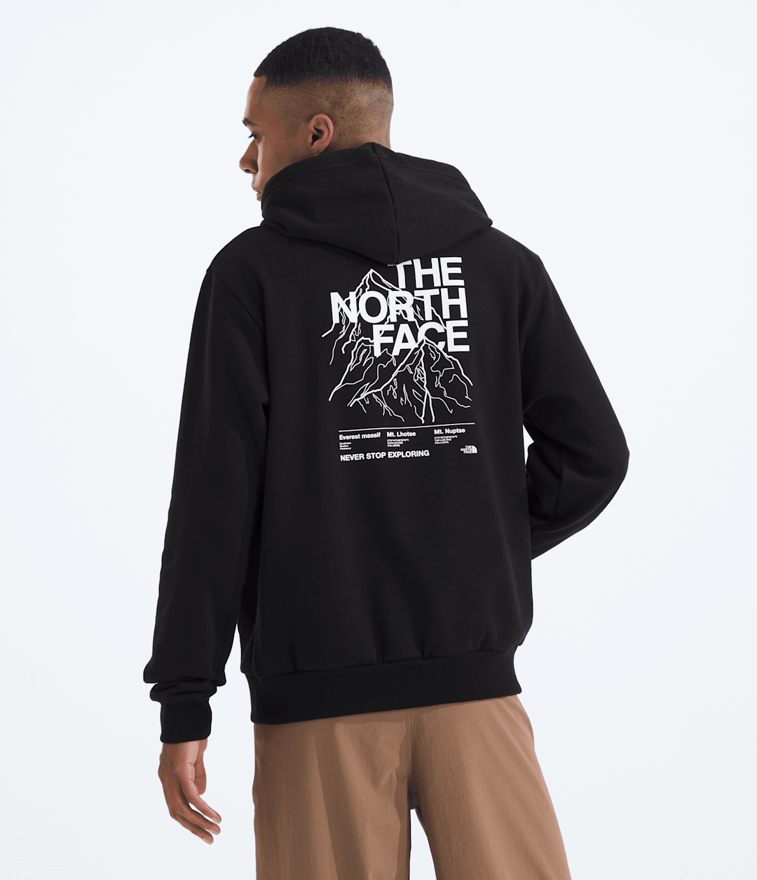 Men’s Evolution Half Dome Hoodie—Graphic - TNF Black
