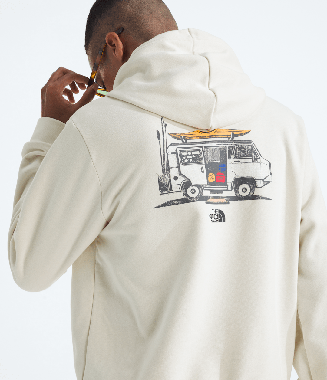 Men’s Evolution Van Life Hoodie—Graphic - White Dune