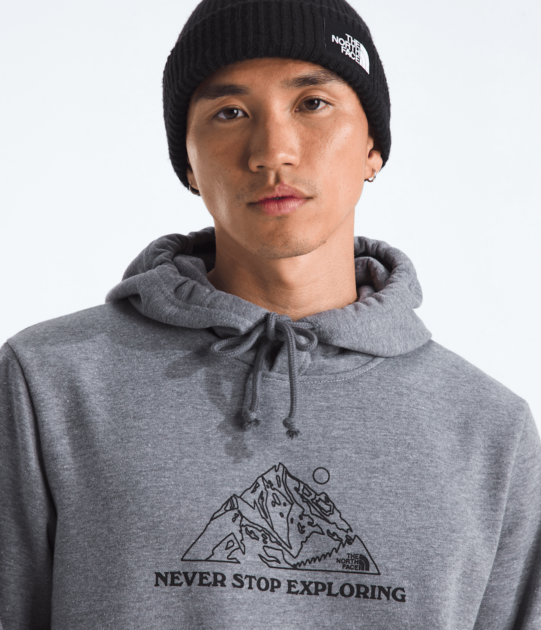 Men’s Evolution TNF™ MTN Hoodie—Graphic - TNF Mid Grey Heather